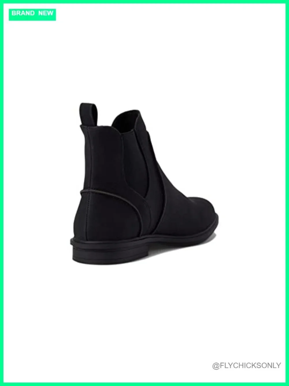 Slip On Chelsea Ankle Boot Faux Leather Plush Foam Comfort Insole